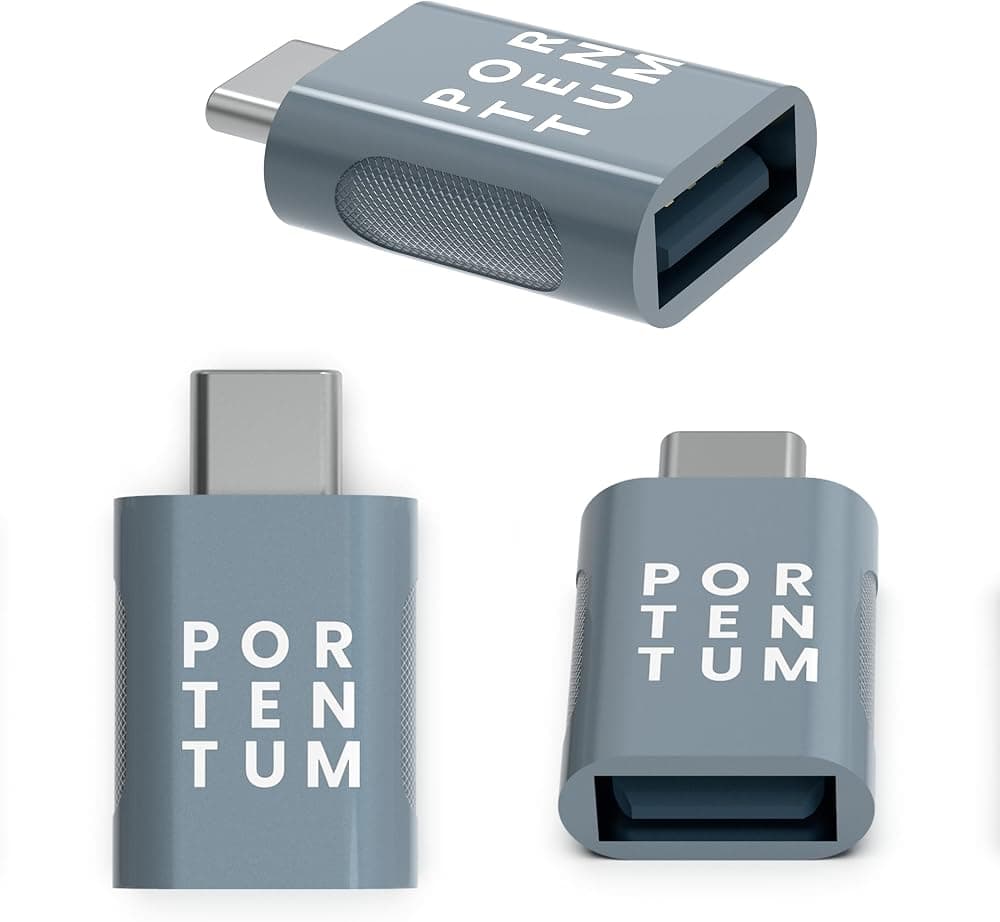 Adattatore USB-C a USB-A 3.1 da 10 Gb/s, argento, set da 3