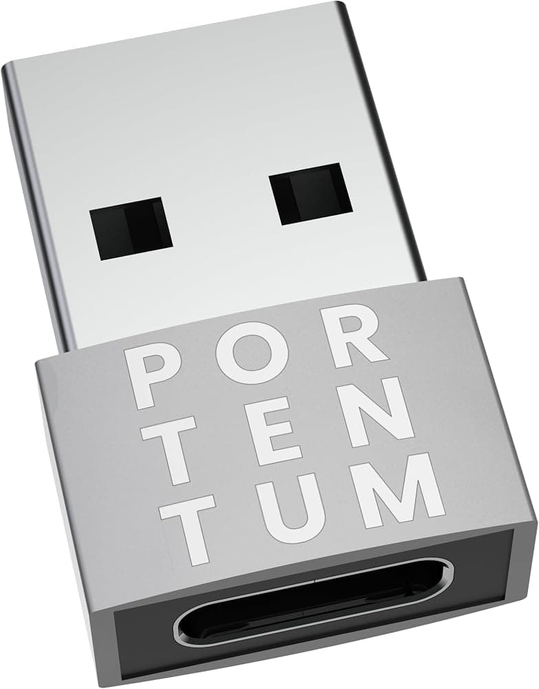 Adattatore USB-C femmina a USB-A maschio 2.0, argento