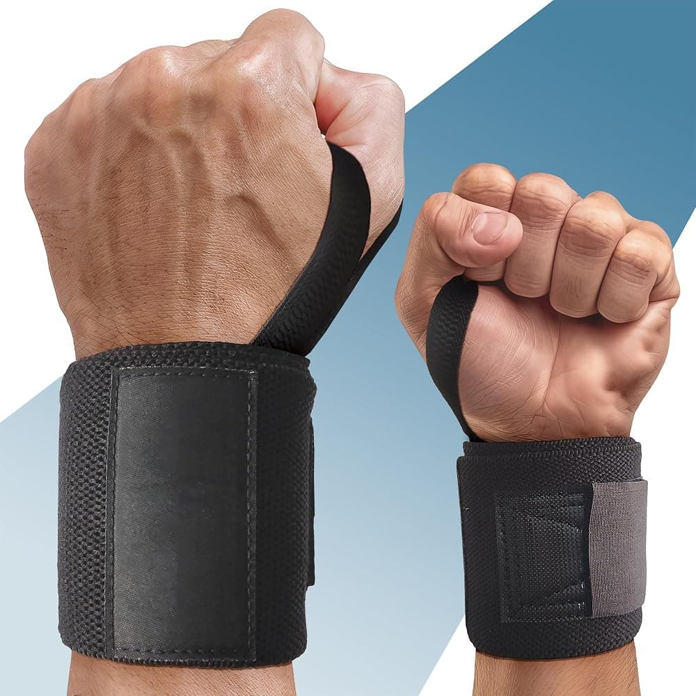 Poignets de musculation avec velcro pour homme et femme — imagen 1 de 6