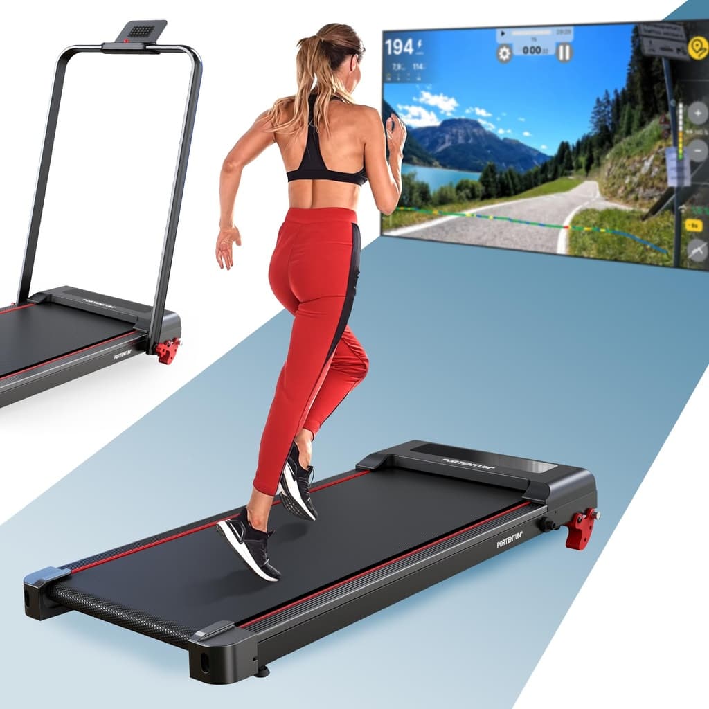 Folding treadmill with 2.5 HP motor and 12% incline — imagen 1 de 6