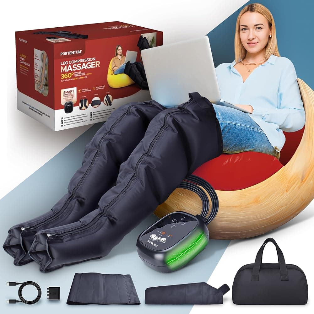 Cordless compression set for legs, arm and waist, 8 modes — imagen 1 de 6