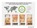 Contador de billetes para todas las divisas