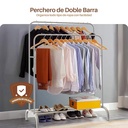 Perchero ropa Blanco