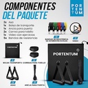 Gomas elasticas musculación Kit 150 lbs de 12 Bandas elasticas