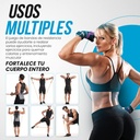 Gomas elasticas musculación Kit 150 lbs de 12 Bandas elasticas
