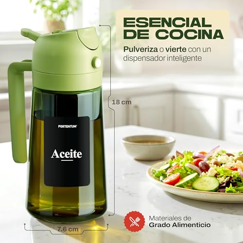 Aceitera 470ml Verde - Cristal verde oliva