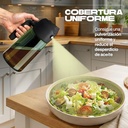 Aceitera 470ml Negra - Cristal verde oliva