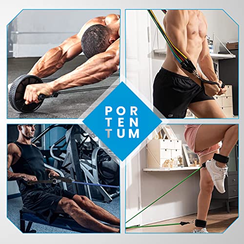 Gomas elasticas musculación Kit 150 lbs de 12 Bandas elasticas