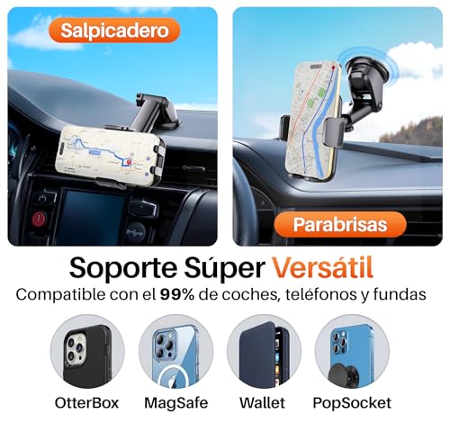 Soporte Movil Coche VENTOSA