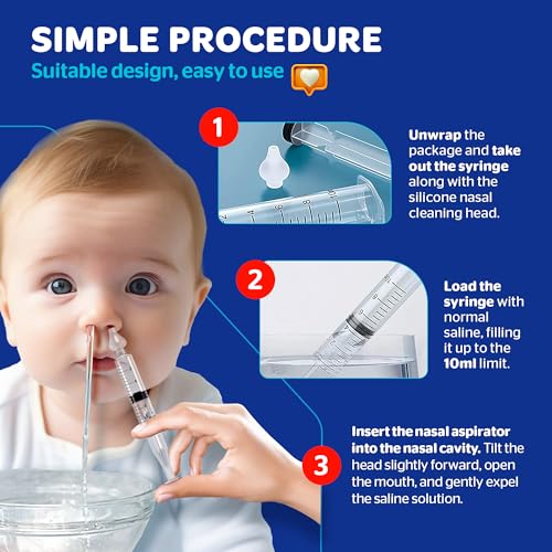 Jeringa lavado nasal bebe 4 pcs