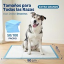 Empapadores 60x90 cm 50u.
