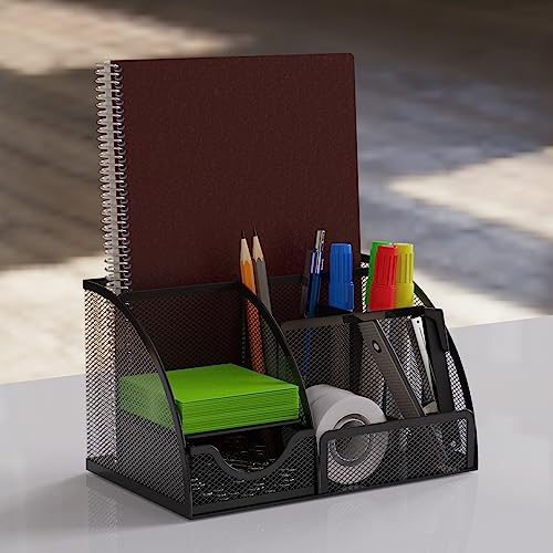 Organizador Escritorio Tipo 1 Grande Negro