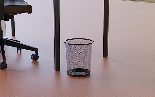 Papelera 13 litros negra Set 12