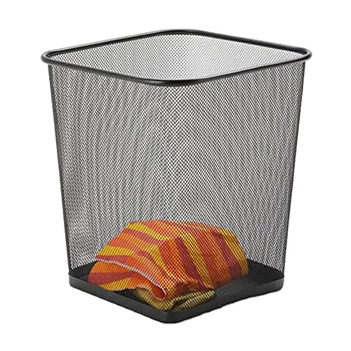 PAPELERA CUADRADA 18L NEGRA