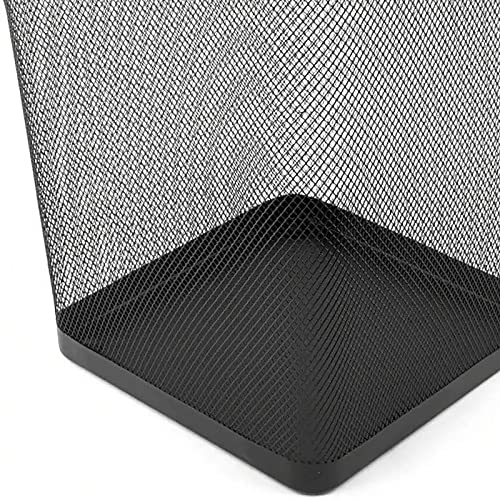 PAPELERA CUADRADA 18L NEGRA