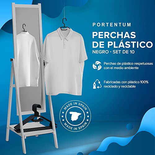 Perchas de plástico - set de 10