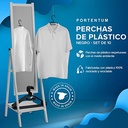 Perchas de plástico - set de 10