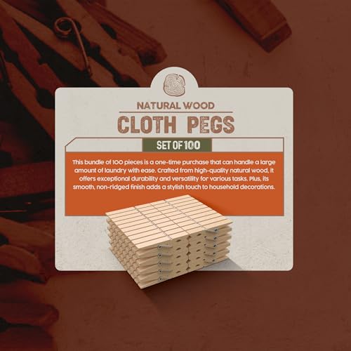 Pinzas de Madera Natural