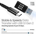 PORTENTUM Adaptador USB C a USB 3.0 (3.1) OTG Velo