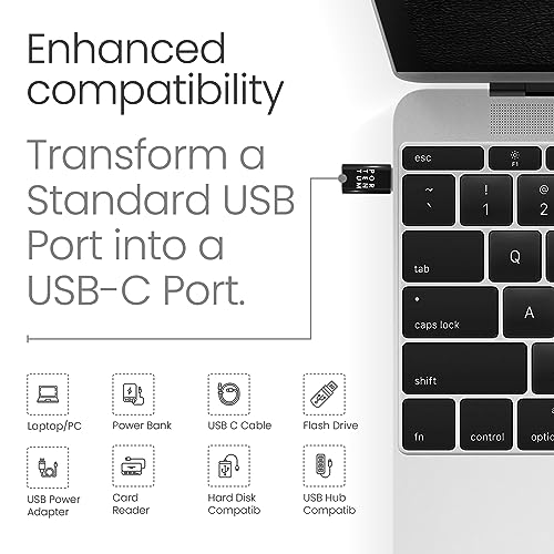 PORTENTUM Adaptador USB C a USB 3.0 (3.1) OTG Velo