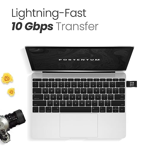 PORTENTUM Adaptador USB C a USB 3.0 (3.1) OTG Velo