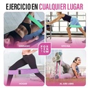 PORTENTUM Cintas elasticas musculacion, set 3 colores