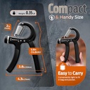 PORTENTUM Hand Grip Negro