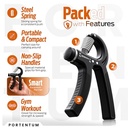 PORTENTUM Hand Grip Negro