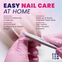 PORTENTUM Limas de uñas profesionales 8pcs Set