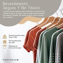 Set 10x Perchas de Madera