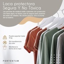Set 10x Perchas Madera Blanca