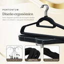 Set 30x Percha Terciopelo Negra