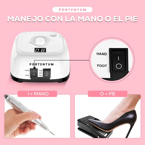 Torno para Uñas Profesional 35000 RPM