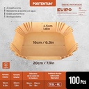 Papel 16CM CUADRADO 100 unidades