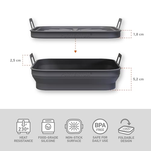 Bandeja silicona freidora aire CUADRADO pack de 2