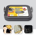 Bandeja silicona freidora aire CUADRADO pack de 2