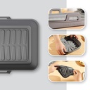 Bandeja silicona freidora aire RECTANGULAR pack de 2