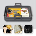 Bandeja silicona freidora aire RECTANGULAR pack de 2