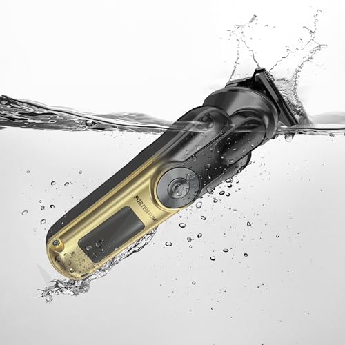 Máquina afeitar oro