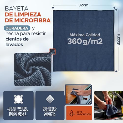 Bayeta Microfibra Gris