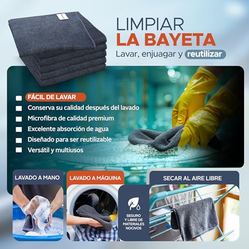 Bayeta Microfibra Gris