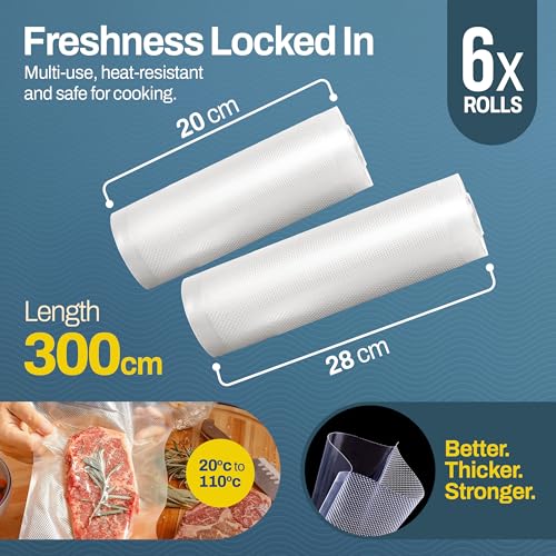 Bolsas vacío pack 3 20cm + pack 3 28cm