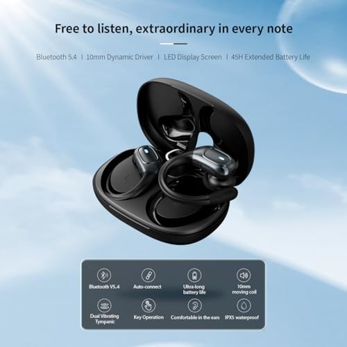 Auriculares Bluetooth Deportivos Negros
