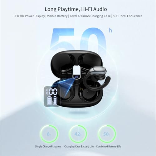 Auriculares Bluetooth Deportivos Negros