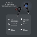 Auriculares Bluetooth Negros