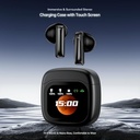 Auriculares con pantalla tactil Negros