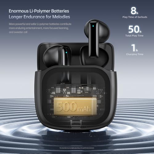 Auriculares con pantalla tactil Negros