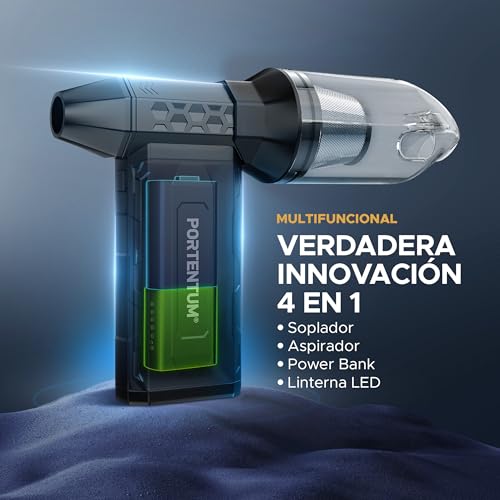 Aspirador-soplador de aire + Set Accesorios de succión