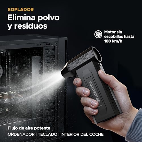 Aspirador-soplador de aire + Set Accesorios de succión