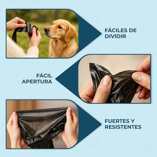 Bolsas excrementos perro set 600